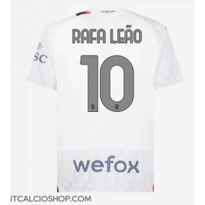 AC Milan Rafael Leao #10 Seconda Maglia 2023-24 Manica Corta